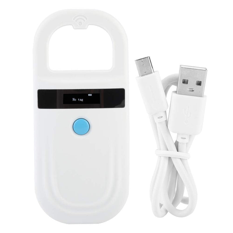 Pet Microchip Reader RFID 134.2Khz, Pet ID Microchip Scanner with 0.91 Inch High Brightness OLED Display and Rechargable by Type-C for Animal Tracking
