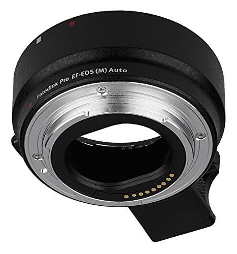 Fotodiox Pro Lens Mount Adapter with Auto-Exposure, Auto-Focus and Auto-Aperture, Canon EOS EF EFs Lens to EOS M EF-m Camera Body Canon EOS EF/EF-S (Auto)