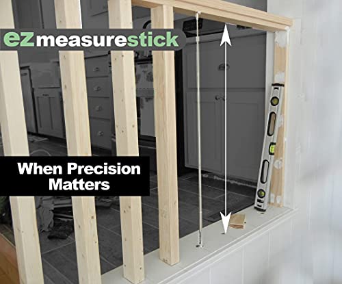 ezwoodshop extendable measuring stick pinch stick for woodworking and carpentry projects