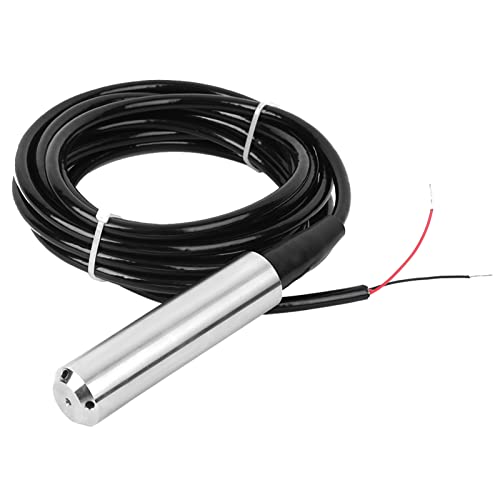 High Precision Level Transmitter, 4-20MA Output, Waterproof IP68 Protection, Shockproof Design, Water Level Sensor for Water Measurement (Measuring Range 0-1 Metre) Measuring Range: 0-1 Metre