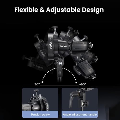 Godox S3 Speedlite Bracket Bowens Mount Holder 𝗦𝟮 𝗨𝗽𝗴𝗿𝗮𝗱𝗲