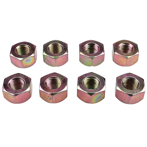 DVPARTS 8X lug nuts 6564669 for Bobcat 1600, 2000, 2400, 2410, 1213, S100 and S130 models