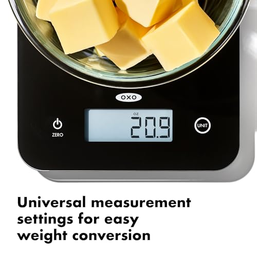 OXO Good Grips Everyday Glass Food Scale, 5 kg