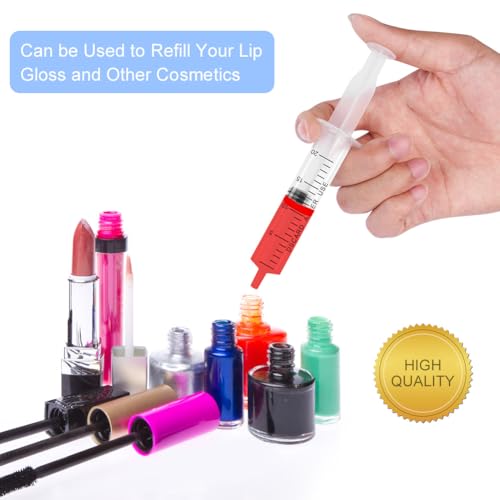 Offcup Plastic Syringe 20 ml Pack of 3 Disposable Syringes Feed Syringe | Plastic tube for small pet feeding, engine oil, brake fluid, non-medical use 20 ml x 3