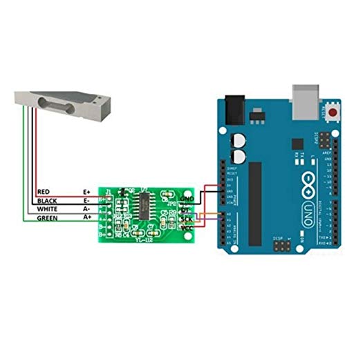 [Australia - AusPower] - Bolsen Digital Load Cell Weight Sensor 1KG/5kg/10kg/20kg Portable Electronic Kitchen Scale + HX711 Weighing Sensors Ad Module for (20kg) 