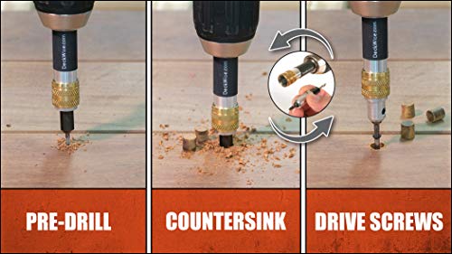 DeckWise Drill & Drive Tool for Pre-Drilling, Countersinking & Driving