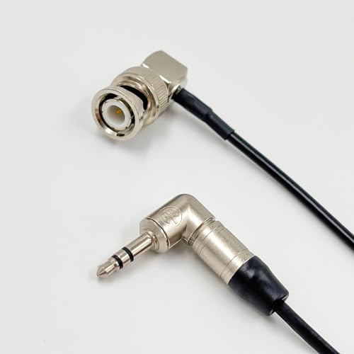 Tentacle 3.5mm TRS to BNC Timecode Cable Compatible with Canon EOS C300/C500, Sony FX6/FX9/F55, Zoom F4/F8/F8n, Mixers & Cameras, ARRI Amira 50cm