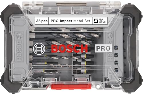Bosch 35x PRO Impact Metal Set, 35 pcs 35 pcs. + Metal drill bits