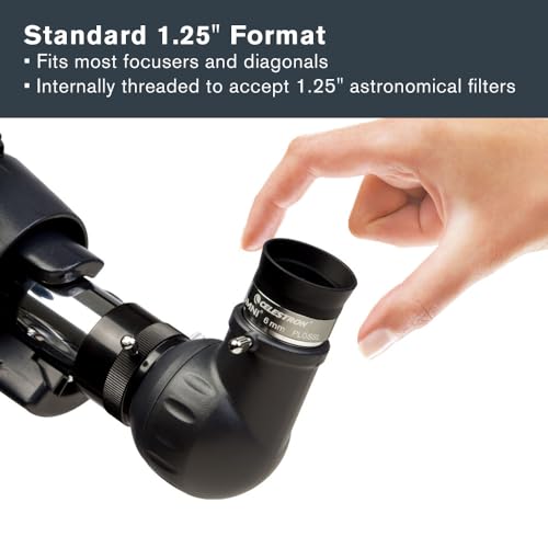 Celestron Omni 6mm Telescope Eyepiece for Detailed Moon & Planet Views