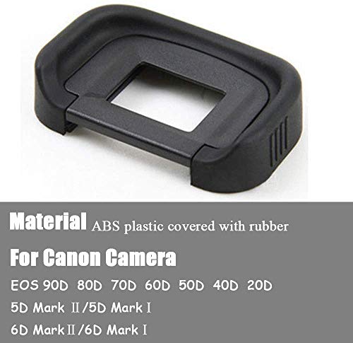 EB Eyecup for Canon EOS 90D 80D 70D 60D 50D 40D 20D 5DII 6DII Camera 2-Pack
