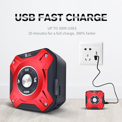 SUNHAIXIA 2-in-1 laser tape measure with level, 131ft/40M measuring range