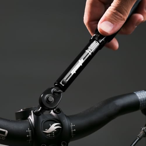 EPAuto bicycle maintenance kit with hex and Torx bit socket extension bar, black satin 1/4-inch drive