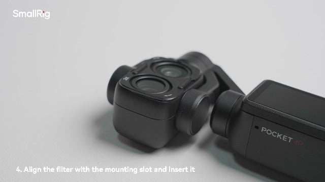 SMALLRIG ND 16 ND64 ND256 & CPL & Black Mist Filter for DJI Osmo Pocket 4P ND16+64+256 & CPL & 1/4 Black Mist