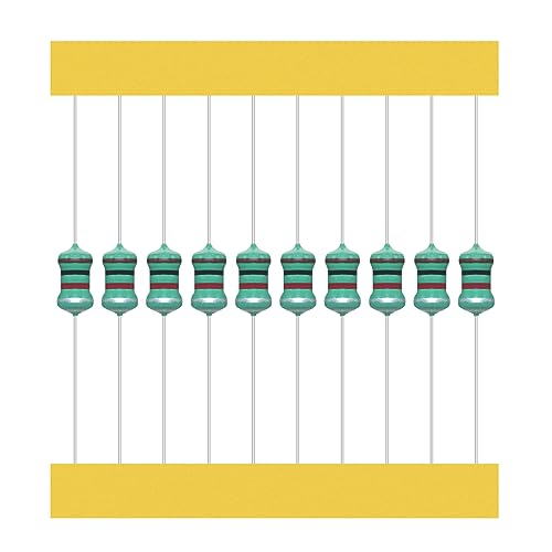 AUKENIEN 1W Colour Ring Inductors 28 Values Inductor Kit 1uH to 10mH 280 Pieces 0510 DIP Colour Code Inductance 1 Watt Assortment