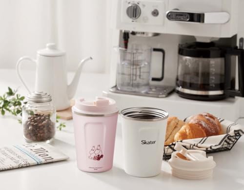 Skater STBC3F-A Coffee Tumbler, 11.8 fl oz (350 ml), Thermal, Cold Insulation, Stainless Steel, Tumbler, Mug, Moomin Moomin Mom