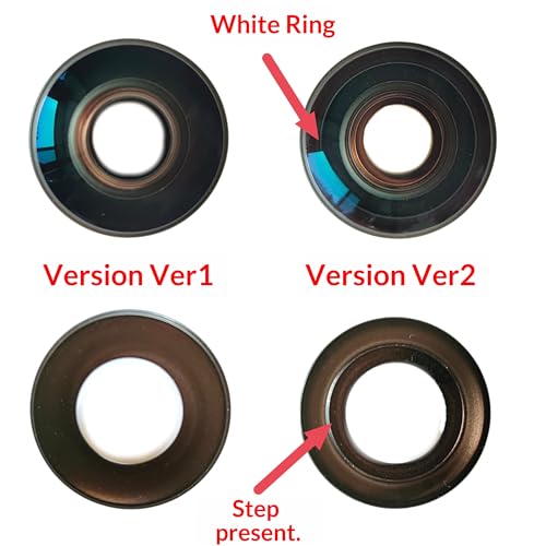 Replacement Lens for New Insta360 X4 or X3 Camera Lens Repair Part (X4-version1-2pic) Ver1-2 Pics