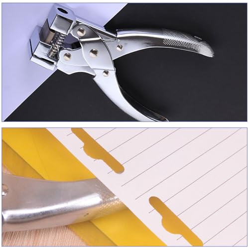 Ragyzity heavy-duty steel handheld T-slot shape hole punch pliers for DIY crafts