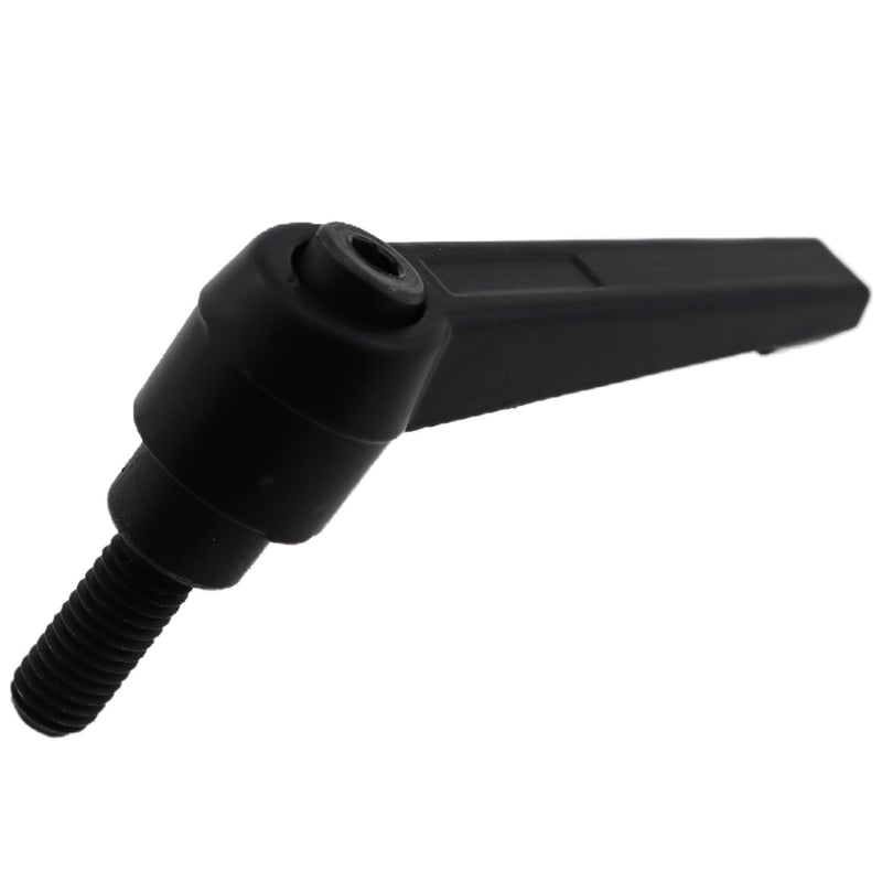 [Australia - AusPower] - 2PCS Black Adjustable Tightening Handle Screws 7 Type Hand Screw Positioning Locking Wrench Lever Knob Thread Ratchet Stud Locking Used in Lathe Woodworking Machinery Packaging Machinery 