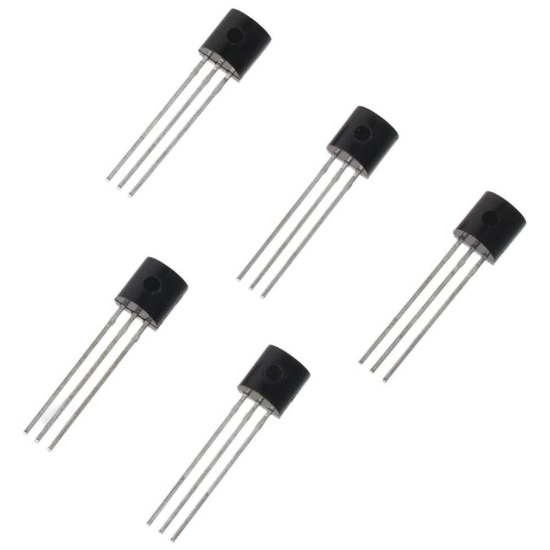 [Australia - AusPower] - DS18B20 10pcs Black Durable 18B20 TO-92 3 Pins Wire Integrated Circuit Temperature IC Sensor Industrial 