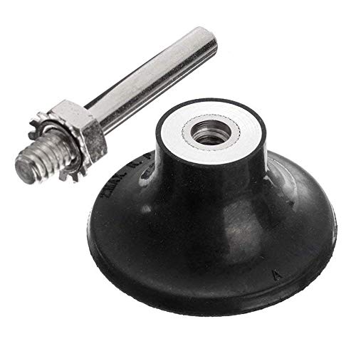 2 x Disc Pad Holder Sanding Disc with 1/4 Inch (6.35 mm) Shaft for Round Rotary Tool Grinding Polishing Conditioning Discs