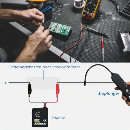 Cable Break Detector, Cable Tracker, Cable Finder, Cable Tester, EM415PRO, Cable Tracker, Network Cable Tester, Multifunctional Cable Checker Line Finder, Car Repair Tool, Network Cable Tester