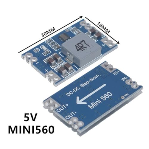 Penglin 5 pieces DC-DC 5V 5A MINI560 7-20V buck voltage converter | Step down power modules, power adjustment transformers