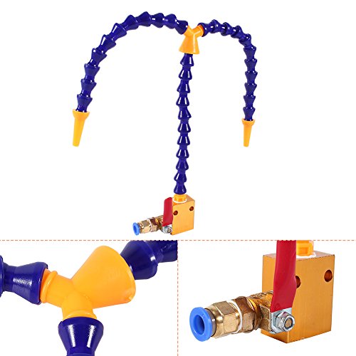 Spray Nozzle Spray System for CNC Lathes Milling Machines Coolant Lubrication 8mm Air Line Fog Pipe Valve with Spray Function