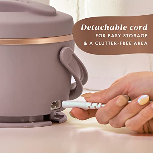 Crock-Pot Electric Lunch Box, Portable Food Warmer for Travel, Car, On-the-Go, 20-Ounce, Blush Pink | Keeps Food Warm & Spill-Free | Dishwasher-Safe | Gifts for Women 20 Ounce