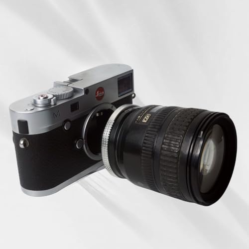 PHOLSY Lens Adapter Compatible with Nikon F (G-Type) Lens to Leica M Camera Nikon G / F to Leica M
