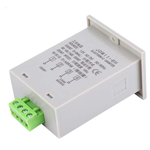 [Australia - AusPower] - Electronic Counter,JDM11-6H No Voltage Counter 6 Digits Electronic LED Digital Display Counter Relay(AC110V) 