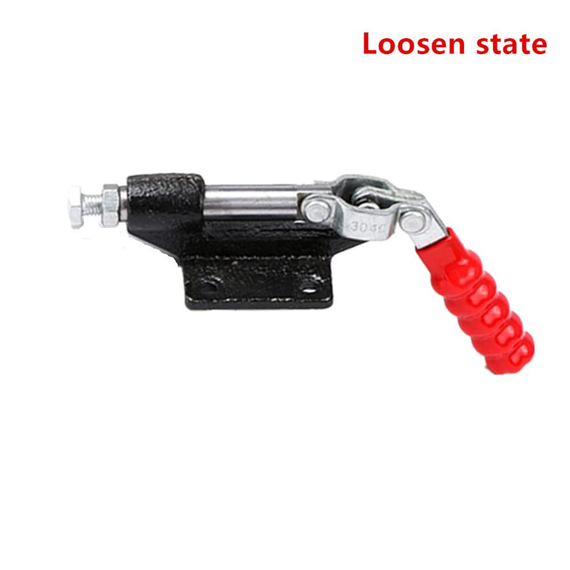 [Australia - AusPower] - Push Pull Toggle Clamp Capacity 227Kg 500Lbs 32mm Plunger Stroke Push Pull Quick Release Clamp Rod Vertical Arm Welding Machine Operation Mold 304C 