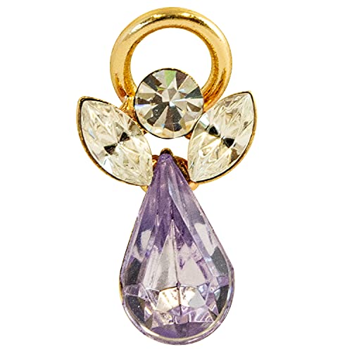 Guardian Angel June Birthstone Angel Pin With Gem Stone Sentimental Gift Idea