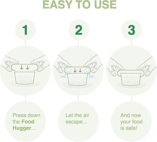 Food Huggers Replacement Lids for Glass Storage Containers | Silicone & Glass Lids that Don’t Crack | Fits Most Round Container Brands & Bowls | 100% Plastic Free | 3 Lid Set (XS,S,M), Terracotta 3 Lid Set (XS,S,M)