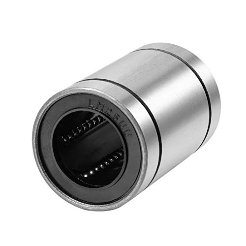 sourcing map LM25UU Linear Ball Bearings 25mm Bore 40mm OD 59mm Long for CNC Machine 3D Printer 2pcs