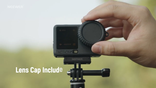 NEEWER CPL + ND Filter Set Compatible with DJI Osmo Action 6 Only, ND8/16/32/64/1000 Adjustable Circular Polarizing Lens Filters, Snap On Multicoated HD Action Camera Photography Accessories, FL-B2 6 Pack ND/CPL