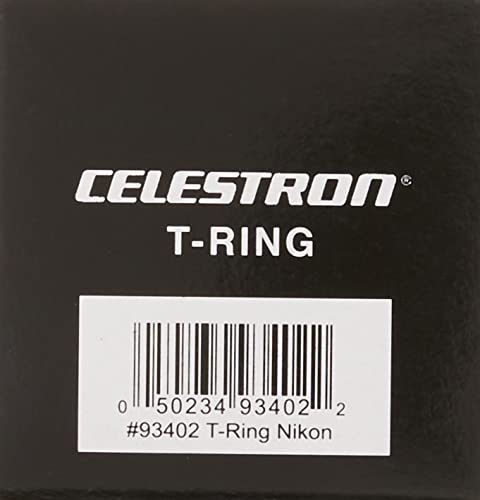 Celestron 93402 T-Ring for 35 mm Nikon Camera (Black) & 1.25" Moon Filter