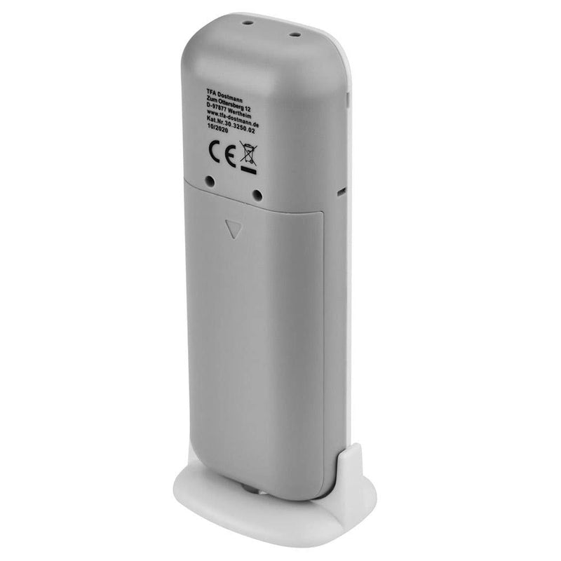 [Australia - AusPower] - TFA Dostmann Temperature Transmitter, 30.3250.02, Additional Transmitter for 30.3030.01 | 30.3063.01 | 30.3064 | 30.3068.01 | 30.3069.01 | 30.3071|, with Display, White 