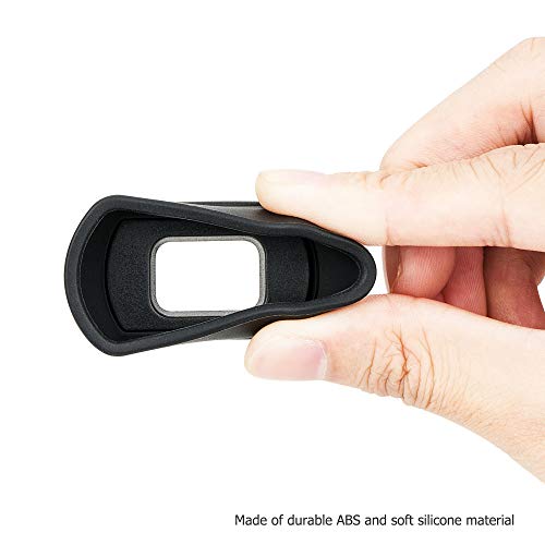 JJC Wired Intervalometer Timer Remote & Soft Rubber Eyecup Eye Cup for Nikon D750 D780 D610 D600 D7500 D7200 D7100 D7000 D5200 D5100 D5000 D3300 D3200 D3100 & More Cameras