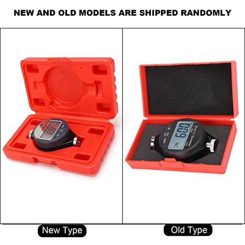 Digital Shore Durometer Hardness Tester A, Mini Shore Rubber Hardness Tester, Digital 0-100HD Durometer Shore Rubber Hardness Tester, LCD Display