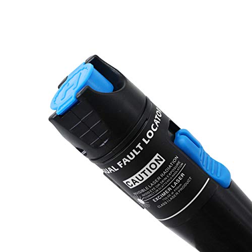 SinLoon Visual Fault Locator Red Light Pen Fiber Optic Cable Tester Cable Tester Suitable for 2.5mm Plug for CATV Telecommunication Engineering Maintenance (1mW)
