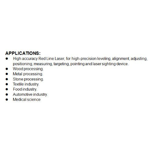 [Australia - AusPower] - Quarton Laser Module VLM-635-27 LPT-10 Red Laser Line Generator (INDUSTRIAL USE LINE LASER) 