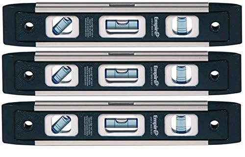 [Australia - AusPower] - Empire Level EM81.9G 9 Inch Magnetic Torpedo Level w/Overhead Viewing Slot (3) 