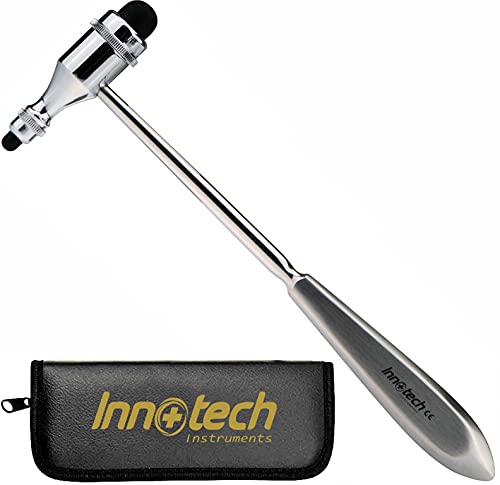 Innotech Tromner Neurological Reflex Hammer for Skin Reflexes and Surface Reactions (Silver) silver