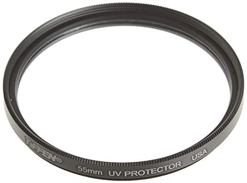 Tiffen 55BPM18 55mm Black Pro-Mist 1/8 Camera Lens Filter and Tiffen 55UVP 55mm UV Protection Filter Bundle Filter + Filter, 55mm