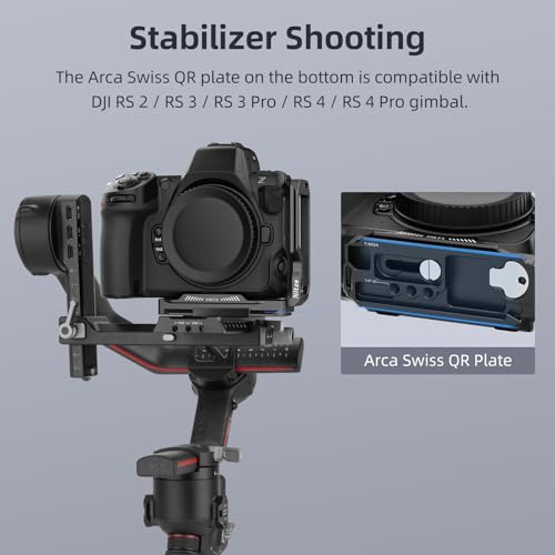 Nitze Z8 L Bracket for Nikon Z 8 Camera - T-N02A