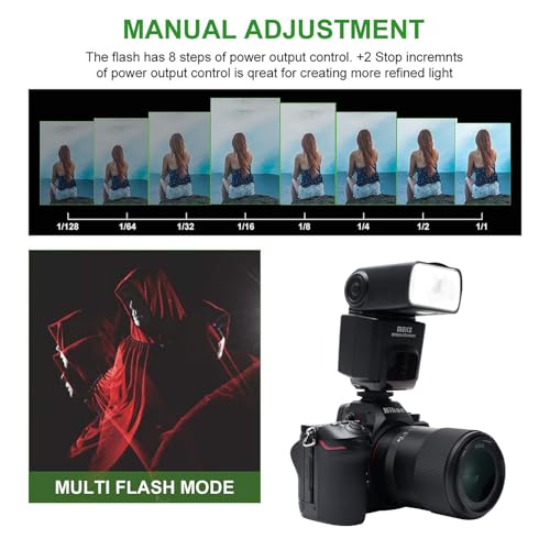 Meike MK430N TTL Camera Flash Speedlite with LCD Display for Nikon Cameras