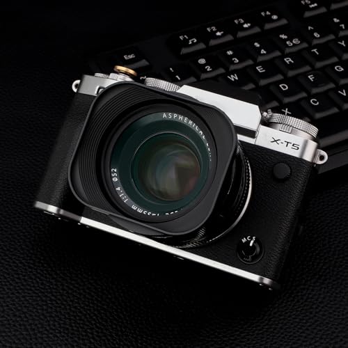 Haoge LH-X53 Bayonet Square Metal Lens Hood for Fuji XF 35/18/60mm F1.4/2 R / F2.4 R Macro Lens