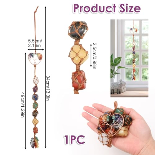 7 Chakras Healing Crystals Positive Energy Spiritual Natural Gemstones