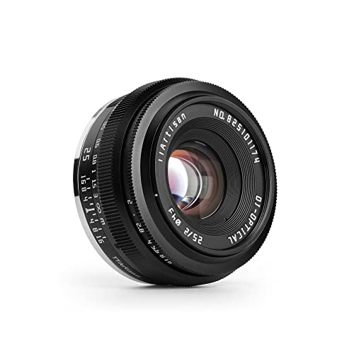 TTArtisan 25mm F2 Wide-Angle APS-C Camera Lens Large Aperture for Sony for Sony E