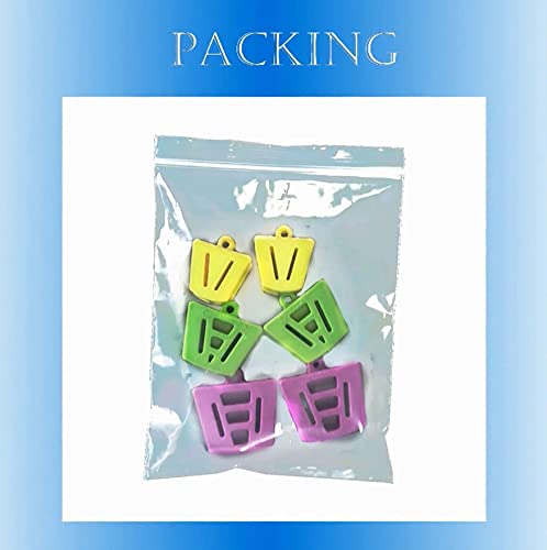 [Australia - AusPower] - Autoclave Mouth Props Dental Silicone Bite Blocks, Bag of 6 (Assorted) Assoorted 